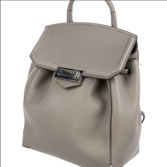 Alexander Wang Skeletal prima backpack in silver - Picture 1 of 5